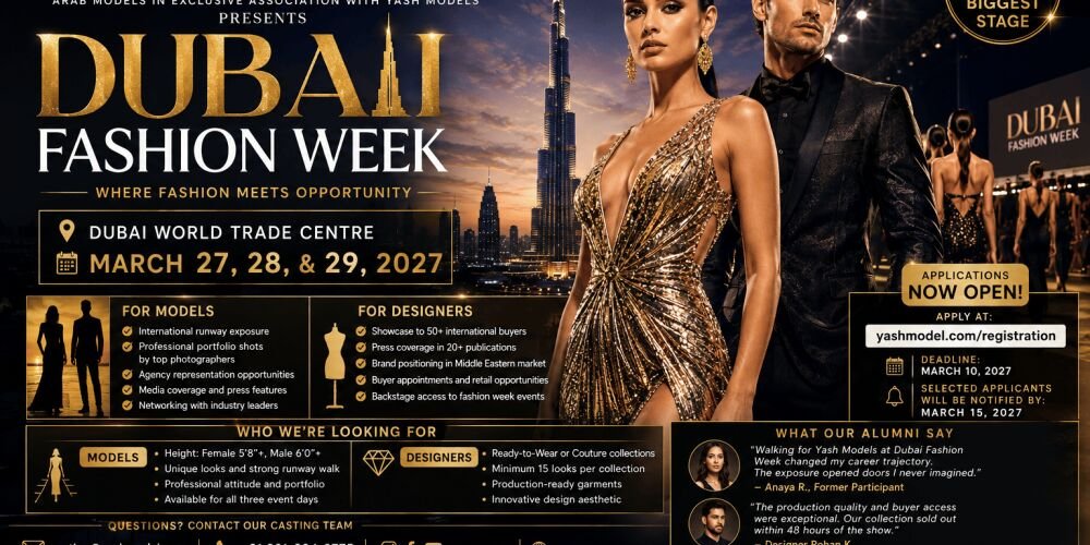 Hiring Models for Dubai Fashion Week